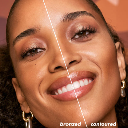 e.l.f. Camo Liquid Bronzer & Contour, Silky Pigmented Formula, Long-Lasting Glow for A Sun-Kissed, Sculpted Finish, Vegan & Cruelty-Free, 2 Fair/Light